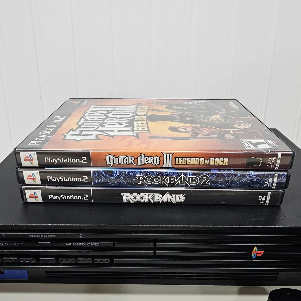 Sony PlayStation 2 Black Console Bundle
